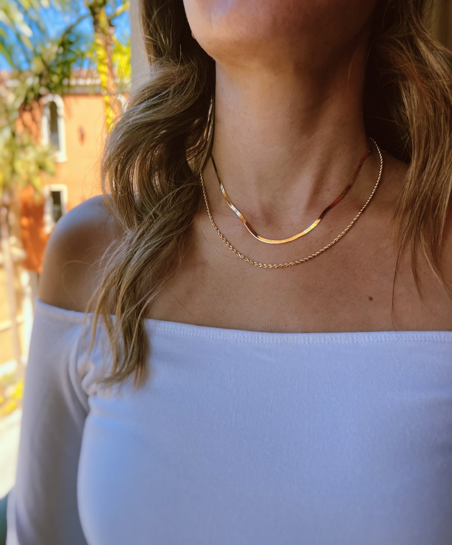 Luxe Herringbone Necklace